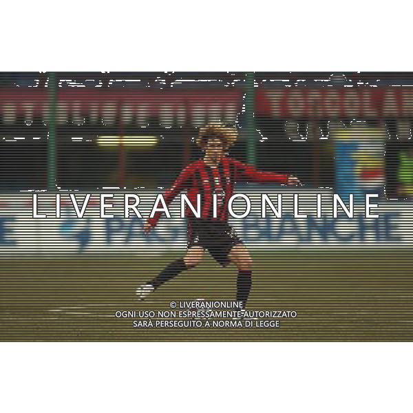 MILANO,26-01-05 DFP/ FOTO GIORGIO RAVEZZANI COPPA ITALIA MILAN-UDINESE: FABRICIO COLOCCINI AG ALDO LIVERANI SAS