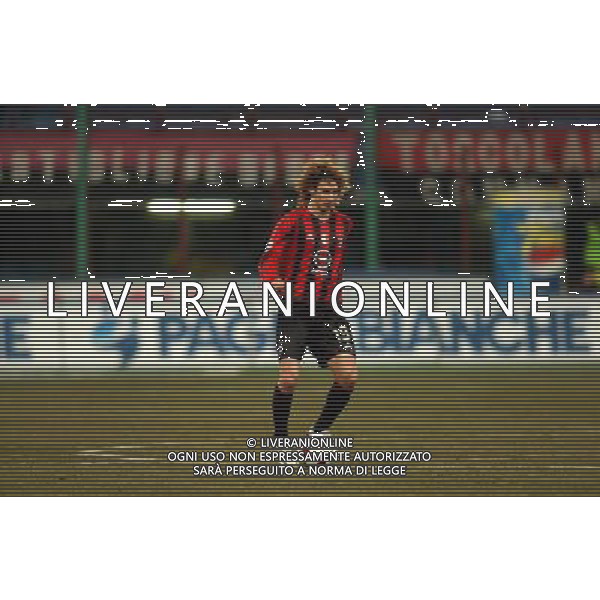 MILANO,26-01-05 DFP/ FOTO GIORGIO RAVEZZANI COPPA ITALIA MILAN-UDINESE: FABRICIO COLOCCINI AG ALDO LIVERANI SAS