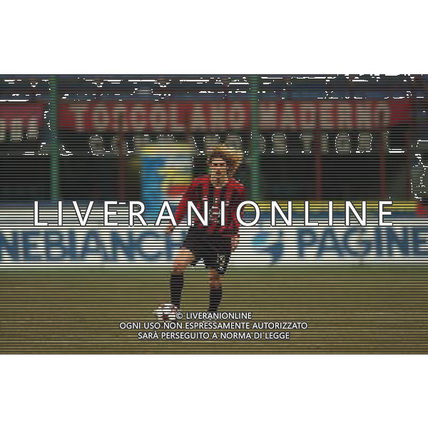 MILANO,26-01-05 DFP/ FOTO GIORGIO RAVEZZANI COPPA ITALIA MILAN-UDINESE: FABRICIO COLOCCINI AG ALDO LIVERANI SAS