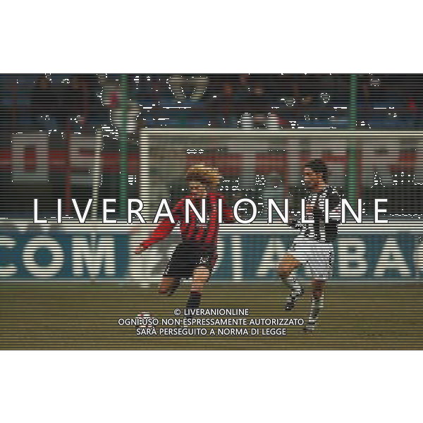 MILANO,26-01-05 DFP/ FOTO GIORGIO RAVEZZANI COPPA ITALIA MILAN-UDINESE: FABRICIO COLOCCINI AG ALDO LIVERANI SAS