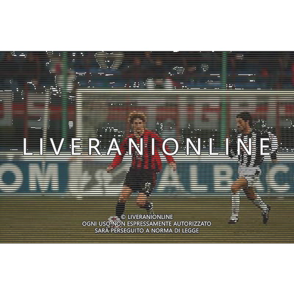 MILANO,26-01-05 DFP/ FOTO GIORGIO RAVEZZANI COPPA ITALIA MILAN-UDINESE: FABRICIO COLOCCINI AG ALDO LIVERANI SAS