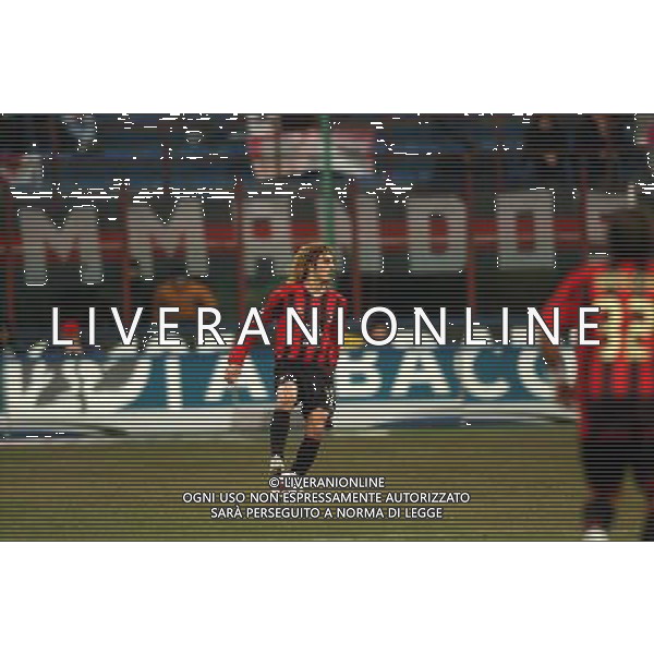 MILANO,26-01-05 DFP/ FOTO GIORGIO RAVEZZANI COPPA ITALIA MILAN-UDINESE: FABRICIO COLOCCINI AG ALDO LIVERANI SAS