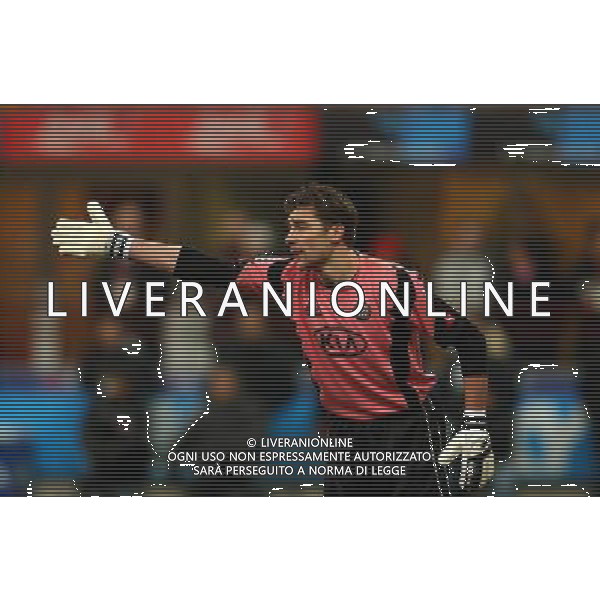 MILANO,26-01-05 DFP/ FOTO GIORGIO RAVEZZANI COPPA ITALIA MILAN-UDINESE: MORGAN DE SANCTIS AG ALDO LIVERANI SAS