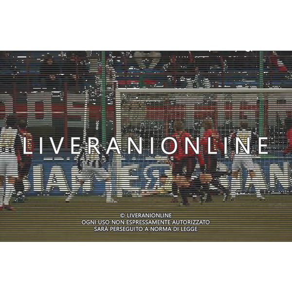 MILANO,26-01-05 DFP/ FOTO GIORGIO RAVEZZANI COPPA ITALIA MILAN-UDINESE: I¡GOAL DI MICHELE AG ALDO LIVERANI SAS