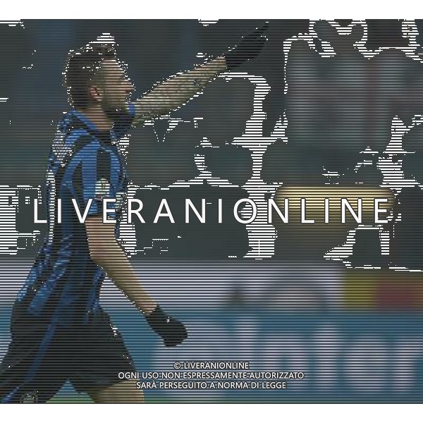 Coppa Italia TIM Cup 2015/2016 Ottavi di Finale Milano - 15.12.2015 Inter-Cagliari Nella Foto:brozovic esultanza dopo il gol /Ph.Vitez-Ag. Aldo Liverani