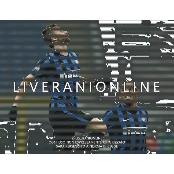 Coppa Italia TIM Cup 2015/2016 Ottavi di Finale Milano - 15.12.2015 Inter-Cagliari Nella Foto:brozovic esultanza dopo il gol /Ph.Vitez-Ag. Aldo Liverani