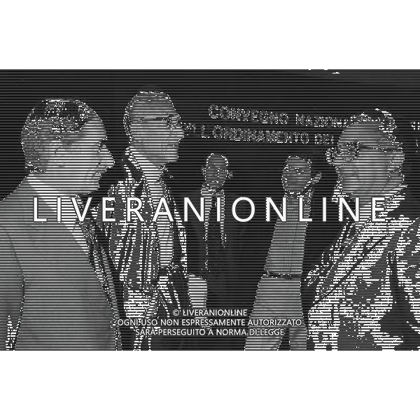 ARMANDO COSSUTTA POLITICO ITALIANO - RETROSPETTIVA NELLA FOTO CON ALDO ANIASI E RICCARDO LOMBARDI ©ARCHIVIO /AGENZIA ALDO LIVERANI SAS