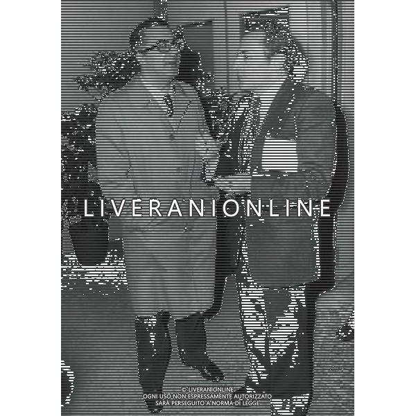 ARMANDO COSSUTTA POLITICO ITALIANO - RETROSPETTIVA NELLA FOTO CON ENRICO MANCA ©ARCHIVIO /AGENZIA ALDO LIVERANI SAS