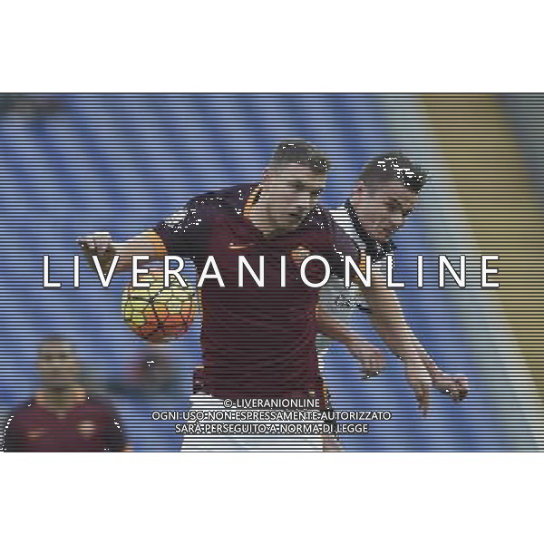 TIM CUP 2015-2016 Ottavi di finale Roma vs Spezia - Roma - 16.12.2015 - nella foto: dzeko e brezovec / Ph. Corradetti - AG. Aldo Liverani