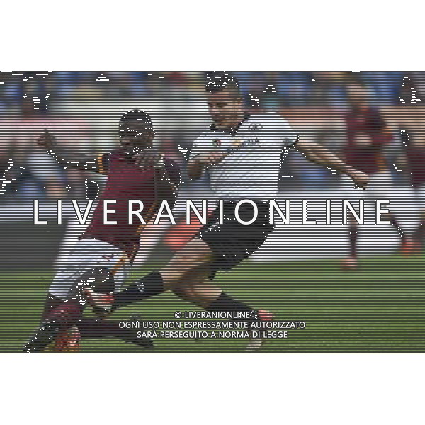 TIM CUP 2015-2016 Ottavi di finale Roma vs Spezia - Roma - 16.12.2015 - nella foto: Andrea Catellani e Antonio Rudiger / Ph. Corradetti - AG. Aldo Liverani