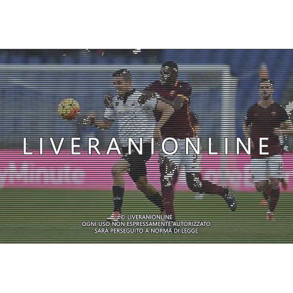 TIM CUP 2015-2016 Ottavi di finale Roma vs Spezia - Roma - 16.12.2015 - nella foto: Andrea Catellani e Antonio Rudiger / Ph. Corradetti - AG. Aldo Liverani
