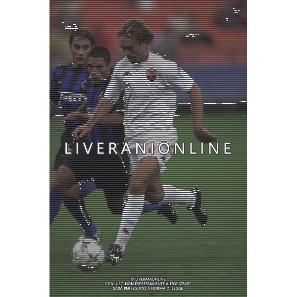 MILANO, 22-08-02 DFP/MARCO LUSSOSO INTER-ROMA (TROFEO PIRELLI) NELLA FOTO: GABRIEL BATISTUTA AG ALDO LIVERANI SAS