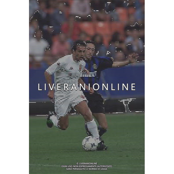 MILANO, 22-08-02 DFP/MARCO LUSSOSO INTER-ROMA (TROFEO PIRELLI) NELLA FOTO: BOMBARDINI AG ALDO LIVERANI SAS