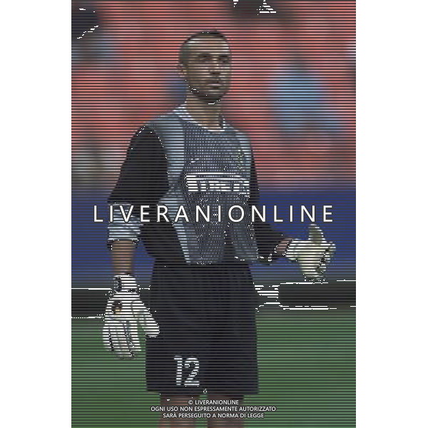 MILANO, 22-08-02 DFP/MARCO LUSSOSO INTER-ROMA (TROFEO PIRELLI) NELLA FOTO: ALBERTO FONTANA AG ALDO LIVERANI SAS