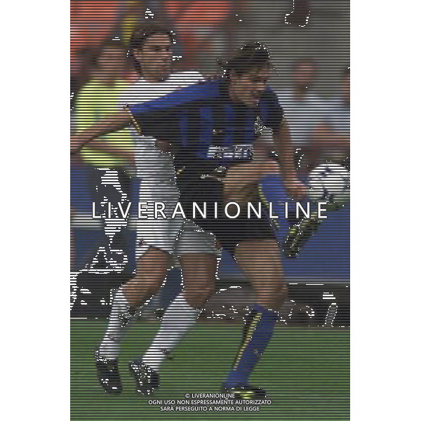 MILANO, 22-08-02 DFP/MARCO LUSSOSO INTER-ROMA (TROFEO PIRELLI) NELLA FOTO: ANDRES GUGLIELMINPIETRO AG ALDO LIVERANI SAS