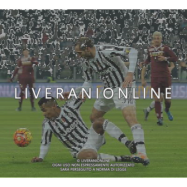 Coppa Italia TIM Cup 2015/2016 Ottavi di Finale Torino - 16.12.2015 Juventus-Torino Nella Foto:alex sandro e chiellini giorgio /Ph.Vitez-Ag. Aldo Liverani