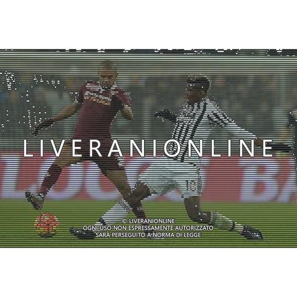Coppa Italia TIM Cup 2015/2016 Ottavi di Finale Torino - 16.12.2015 Juventus-Torino Nella Foto:pogba peres /Ph.Vitez-Ag. Aldo Liverani