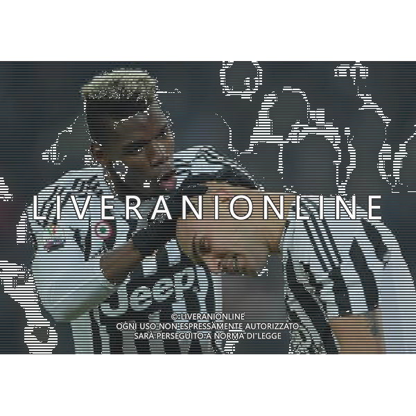 Coppa Italia TIM Cup 2015/2016 Ottavi di Finale Torino - 16.12.2015 Juventus-Torino Nella Foto: esultanza dopo il secondo gol di simone zaza con pogba /Ph.Vitez-Ag. Aldo Liverani