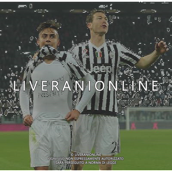 Coppa Italia TIM Cup 2015/2016 Ottavi di Finale Torino - 16.12.2015 Juventus-Torino Nella Foto: esultanza dopo il gol di dybala del 3-0 /Ph.Vitez-Ag. Aldo Liverani