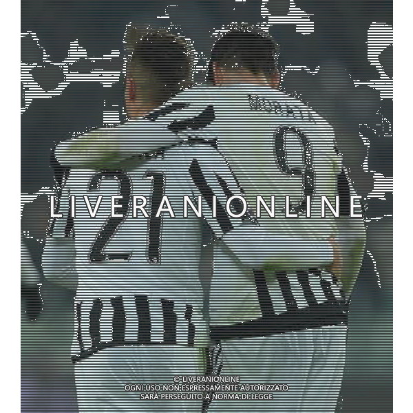 Coppa Italia TIM Cup 2015/2016 Ottavi di Finale Torino - 16.12.2015 Juventus-Torino Nella Foto:dybala esultanza con morata /Ph.Vitez-Ag. Aldo Liverani