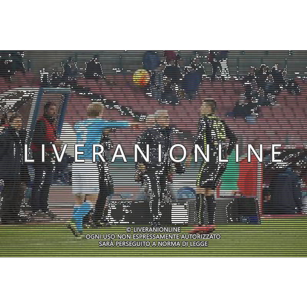 NAPOLI - HELLAS VERONA COPPA ITALIA TIM CUP 16 DICEMBRE 2015 NELLA FOTO LUIGI DEL NERI ©FOTOEXPRESS / AGENZIA ALDO LIVERANI SAS