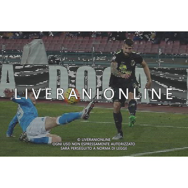 NAPOLI - HELLAS VERONA COPPA ITALIA TIM CUP 16 DICEMBRE 2015 NELLA FOTO EROS PISANO ©FOTOEXPRESS / AGENZIA ALDO LIVERANI SAS
