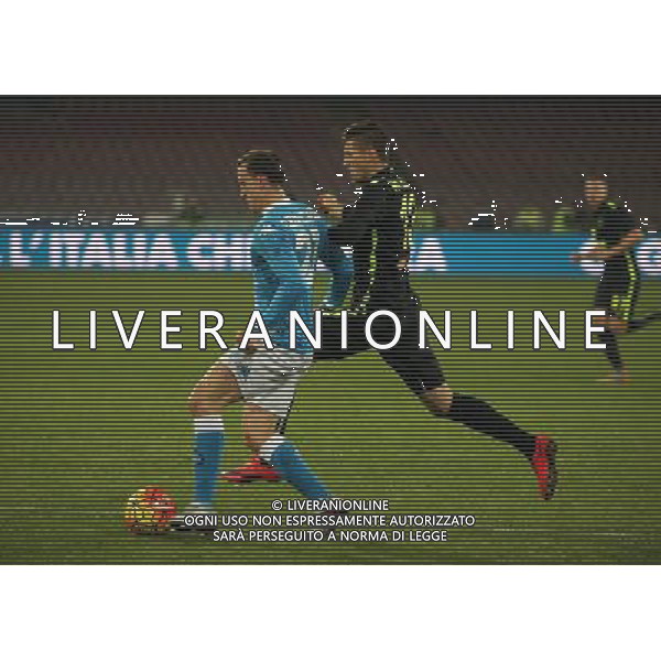 NAPOLI - HELLAS VERONA COPPA ITALIA TIM CUP 16 DICEMBRE 2015 NELLA FOTO WSZOLEK PAWEL E CHIRICHES ©FOTOEXPRESS / AGENZIA ALDO LIVERANI SAS