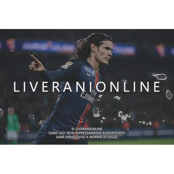 Edinson CAVANI - 16.12.2015 - PSG / Saint Etienne - Coupe de la Ligue - 1/8 de finale Photo : Nolwenn Le Gouic / Icon Sport/ AGENZIA ALDO LIVERANI SAS - ITALY ONLY EDITORIAL USE ONLY