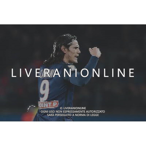 Edinson CAVANI - 16.12.2015 - PSG / Saint Etienne - Coupe de la Ligue - 1/8 de finale Photo : Nolwenn Le Gouic / Icon Sport/ AGENZIA ALDO LIVERANI SAS - ITALY ONLY EDITORIAL USE ONLY