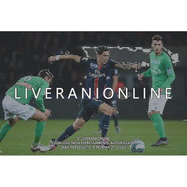 Angel DI MARIA - 16.12.2015 - PSG / Saint Etienne - Coupe de la Ligue - 1/8 de finale Photo : Nolwenn Le Gouic / Icon Sport/ AGENZIA ALDO LIVERANI SAS - ITALY ONLY EDITORIAL USE ONLY