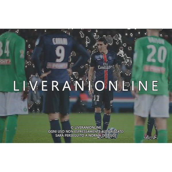 Angel DI MARIA - 16.12.2015 - PSG / Saint Etienne - Coupe de la Ligue - 1/8 de finale Photo : Nolwenn Le Gouic / Icon Sport/ AGENZIA ALDO LIVERANI SAS - ITALY ONLY EDITORIAL USE ONLY
