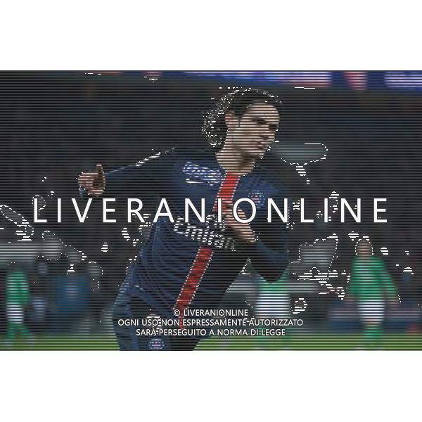 Edinson CAVANI - 16.12.2015 - PSG / Saint Etienne - Coupe de la Ligue - 1/8 de finale Photo : Nolwenn Le Gouic / Icon Sport/ AGENZIA ALDO LIVERANI SAS - ITALY ONLY EDITORIAL USE ONLY