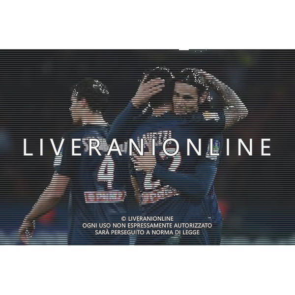 Edinson CAVANI - 16.12.2015 - PSG / Saint Etienne - Coupe de la Ligue - 1/8 de finale Photo : Nolwenn Le Gouic / Icon Sport/ AGENZIA ALDO LIVERANI SAS - ITALY ONLY EDITORIAL USE ONLY