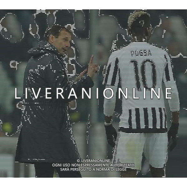 Coppa Italia TIM Cup 2015/2016 Ottavi di Finale Torino - 16.12.2015 Juventus-Torino Nella Foto:Allegri Massimiliano-Pogba Paul /Ph.Vitez-Ag. Aldo Liverani