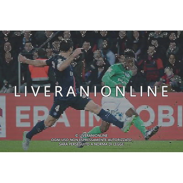 Dylan SAINT LOUIS - 16.12.2015 - PSG / Saint Etienne - Coupe de la Ligue - 1/8 de finale Photo : Nolwenn Le Gouic / Icon Sport/ AGENZIA ALDO LIVERANI SAS - ITALY ONLY EDITORIAL USE ONLY