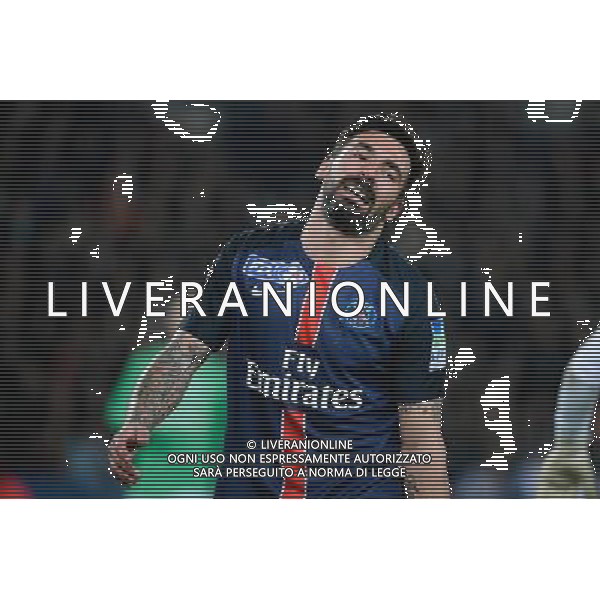 Ezequiel LAVEZZI - 16.12.2015 - PSG / Saint Etienne - Coupe de la Ligue - 1/8 de finale Photo : Nolwenn Le Gouic / Icon Sport/ AGENZIA ALDO LIVERANI SAS - ITALY ONLY EDITORIAL USE ONLY