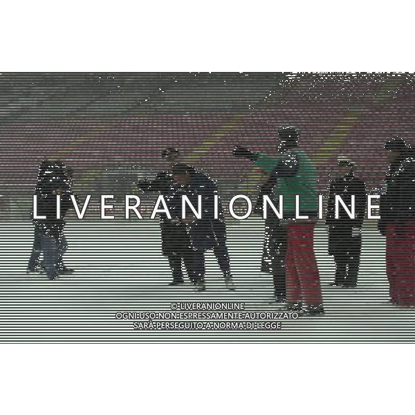MILANO,13-12-01 DFP/GIORGIO RAVEZZANI MILAN-LAZIO COPPA ITALIA RINVIATA PER NEVE: SOPRALLUOGO ARBITRO MESSINA AG ALDO LIVERANI SAS