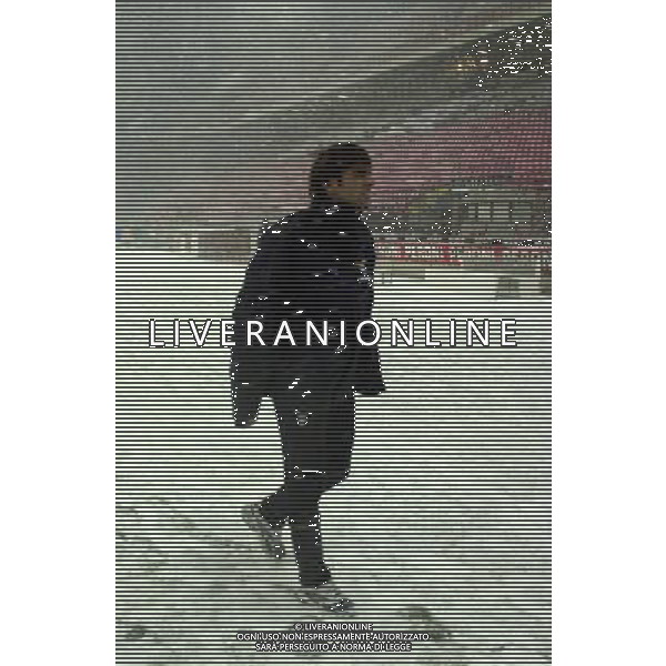 MILANO,13-12-01 DFP/GIORGIO RAVEZZANI MILAN-LAZIO COPPA ITALIA RINVIATA PER NEVE CLAUDIO LOPEZ AG ALDO LIVERANI SAS