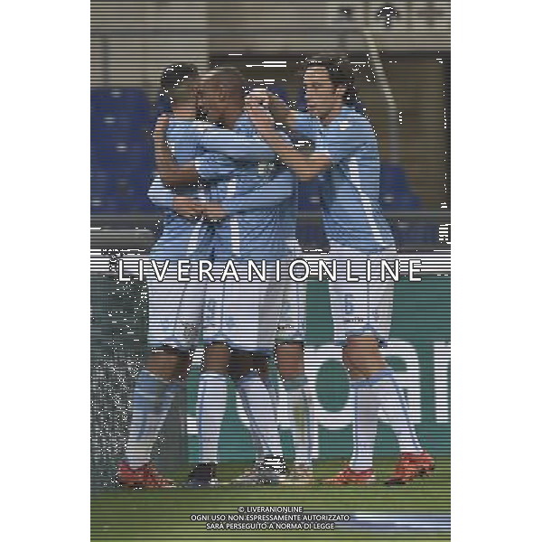 TIM CUP 2015-2016 Ottavi di Finale Roma - 17.12.2015 SS Lazio vs Udinese - nella foto: esultanza dopo il gol del 2 a 1 di Danilo Cataldi / Ph.Corradetti - AG. Aldo Liverani/ AGENZIA ALDO LIVERANI SAS -