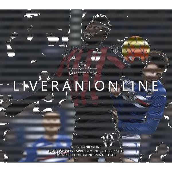 Coppa Italia TIM Cup 2015/2016 Ottavi di Finale Genova - 17.12.2015 Sampdoria-Milan Nella Foto:niang regini /Ph.Vitez-Ag. Aldo Liverani