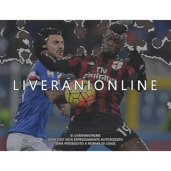 Coppa Italia TIM Cup 2015/2016 Ottavi di Finale Genova - 17.12.2015 Sampdoria-Milan Nella Foto:niang soriano /Ph.Vitez-Ag. Aldo Liverani