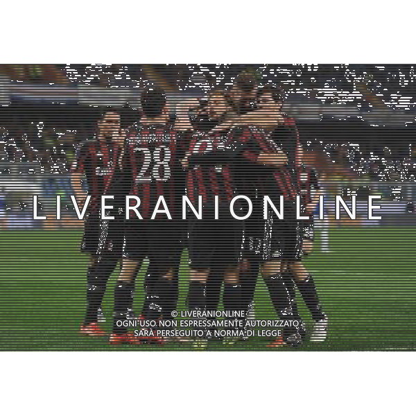 Coppa Italia TIM Cup 2015/2016 Ottavi di Finale Genova - 17.12.2015 Sampdoria-Milan Nella Foto:niang esultanza dopo il gol /Ph.Vitez-Ag. Aldo Liverani