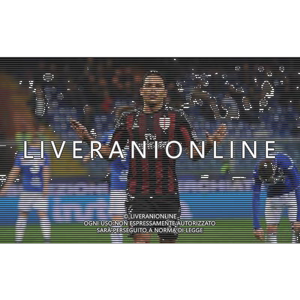 Coppa Italia TIM Cup 2015/2016 Ottavi di Finale Genova - 17.12.2015 Sampdoria-Milan Nella Foto:bacca esultanza dopo il gol /Ph.Vitez-Ag. Aldo Liverani
