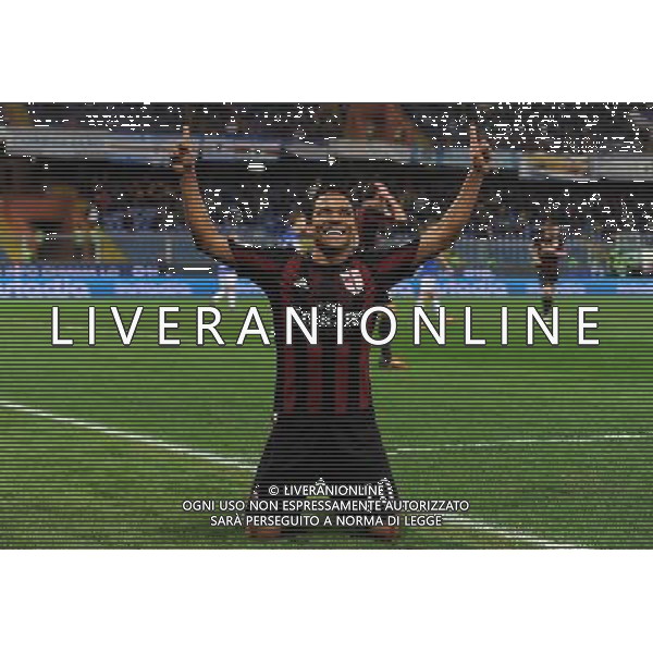 Coppa Italia TIM Cup 2015/2016 Ottavi di Finale Genova - 17.12.2015 Sampdoria-Milan Nella Foto:bacca esultanza dopo il gol /Ph.Vitez-Ag. Aldo Liverani