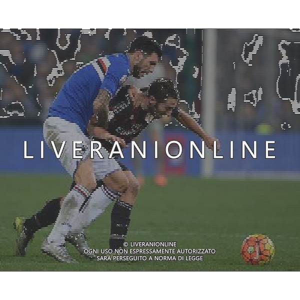 Coppa Italia TIM Cup 2015/2016 Ottavi di Finale Genova - 17.12.2015 Sampdoria-Milan Nella Foto:bertolacci soriano /Ph.Vitez-Ag. Aldo Liverani