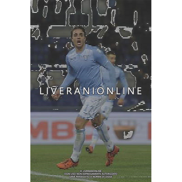 TIM CUP 2015-2016 Ottavi di Finale Roma - 17.12.2015 SS Lazio vs Udinese - nella foto: esultanza di Alessandro Matri / Ph.Corradetti - AG. Aldo Liverani