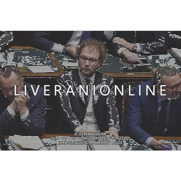 Camera dei Deputati - Mozione di sfiducia nei confronti della Ministra per le riforme costituzionali e i rapporti con il Parlamento Maria Elena Boschi Roma - 18.12.2015 - nella foto: Luca Lotti / Ph. Corradetti - AG. Aldo Liverani/ AGENZIA ALDO LIVERANI SAS -