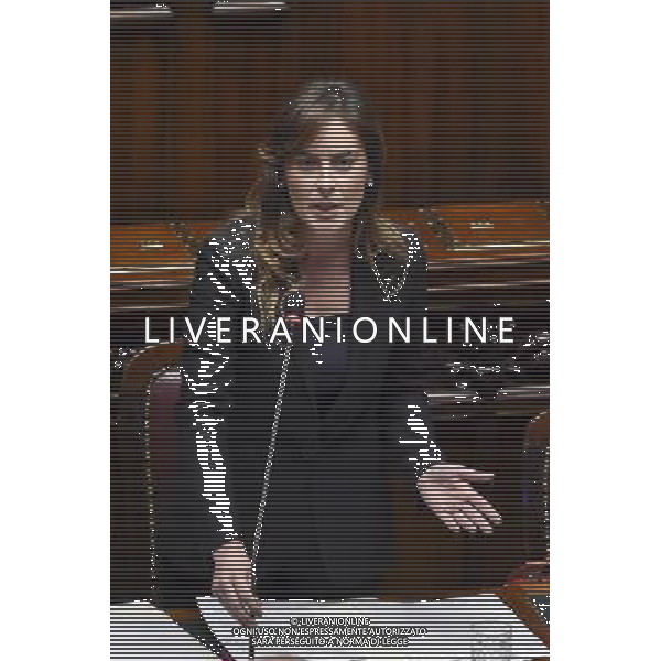 Camera dei Deputati - Mozione di sfiducia nei confronti della Ministra per le riforme costituzionali e i rapporti con il Parlamento Maria Elena Boschi Roma - 18.12.2015 - nella foto: Maria Elena Boschi / Ph. Corradetti - AG. Aldo Liverani/ AGENZIA ALDO LIVERANI SAS -