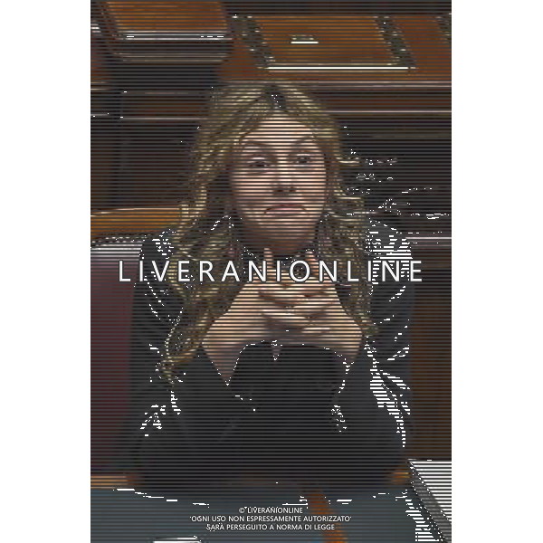 Camera dei Deputati - Mozione di sfiducia nei confronti della Ministra per le riforme costituzionali e i rapporti con il Parlamento Maria Elena Boschi Roma - 18.12.2015 - nella foto: Marianna Madia / Ph. Corradetti - AG. Aldo Liverani/ AGENZIA ALDO LIVERANI SAS -
