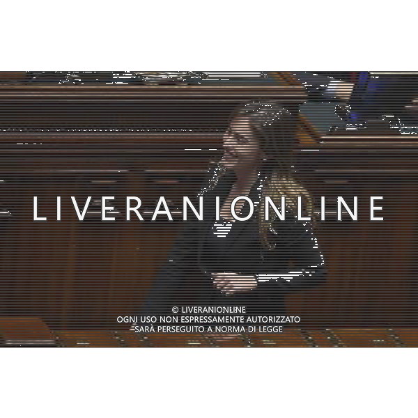 Camera dei Deputati - Mozione di sfiducia nei confronti della Ministra per le riforme costituzionali e i rapporti con il Parlamento Maria Elena Boschi Roma - 18.12.2015 - nella foto: Maria Elena Boschi / Ph. Corradetti - AG. Aldo Liverani/ AGENZIA ALDO LIVERANI SAS -